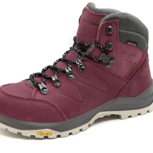 179-39-002 Dames Hoge Schoenen Wandelboot Grisport Boston Mid 14451-119 Donkerrood (1979)