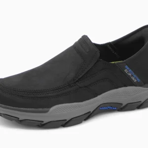 242-99-009 Heren Instappers Sportief Skechers Slip-Ins Respected-Elgin 204810 BLK Zwart  (2012)