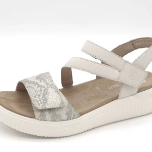 152-11-011 Dames Sandalen Sportief Remonte D3L51-60 Lichtbeige Wijdte H (3542)
