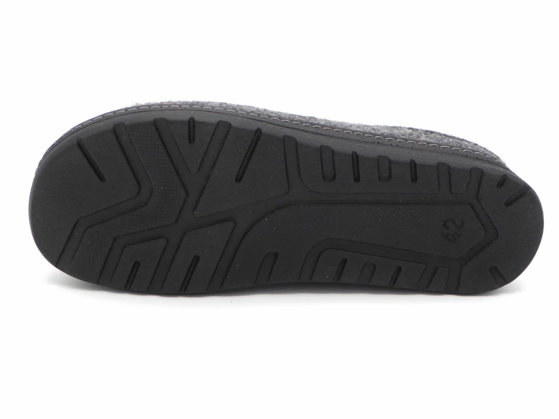 282-89-006 Heren Pantoffel-Muilen Ongevoerd Rohde 7142-84 Donkergrijs (2863) - Afbeelding 5