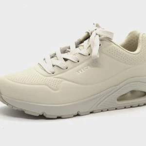 132-11-002 Dames Veterschoenen  Sportief Skechers Uno Stand on Air 73690 OFWT Lichtbeige  (2386)