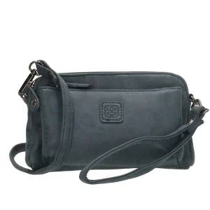 95-66095-002 Lederwaren Dames Schoudertas Klein Enrico Benetti 66095-002 Donkerblauw  (1167)