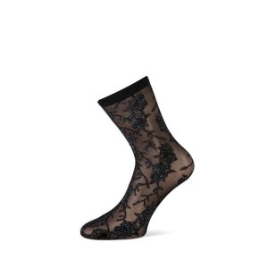 Silver Lurex Flowers 87354