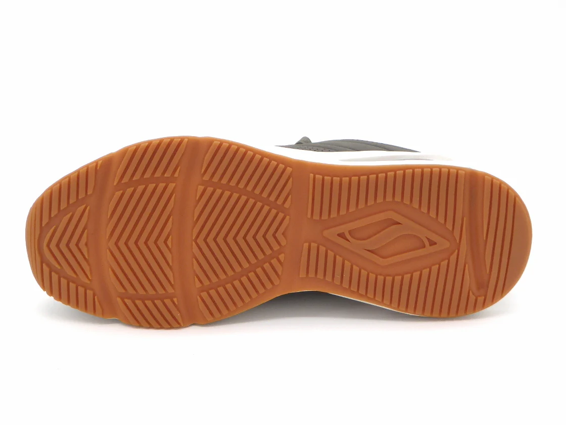 132-69-001 Dames Veterschoenen Sportief Skechers Tres Air Uno Ah-Mazing 177390 OLV Donkergroen (3247) - Afbeelding 5