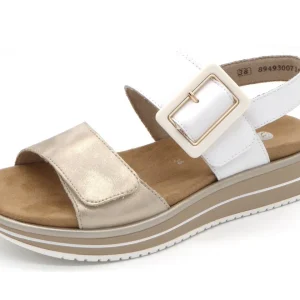 153-11-009 Dames Sandalen Mode Remonte D1J53-80 Lichtbeige (2964)