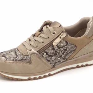 133-15-015 Dames Veterschoenen  Sneaker Marco Tozzi 23740-344 Middenbeige  (3364)