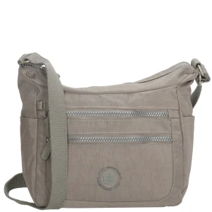 95-66832-124 Lederwaren Dames Schoudertas Middel Enrico Benetti 66832-124 Middengrijs  (1039)