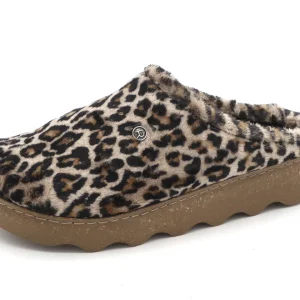 182-19-006 Dames Pantoffel-Muilen Ongevoerd Rohde 6102-18 Donkerbeige  (3421)