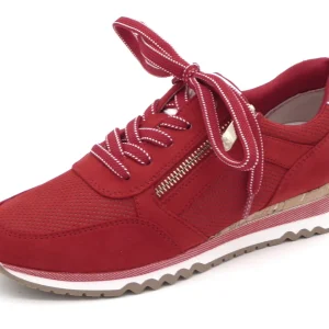 133-35-001 Dames Veterschoenen  Sneaker Marco Tozzi 23781-506 Middenrood  (2922)