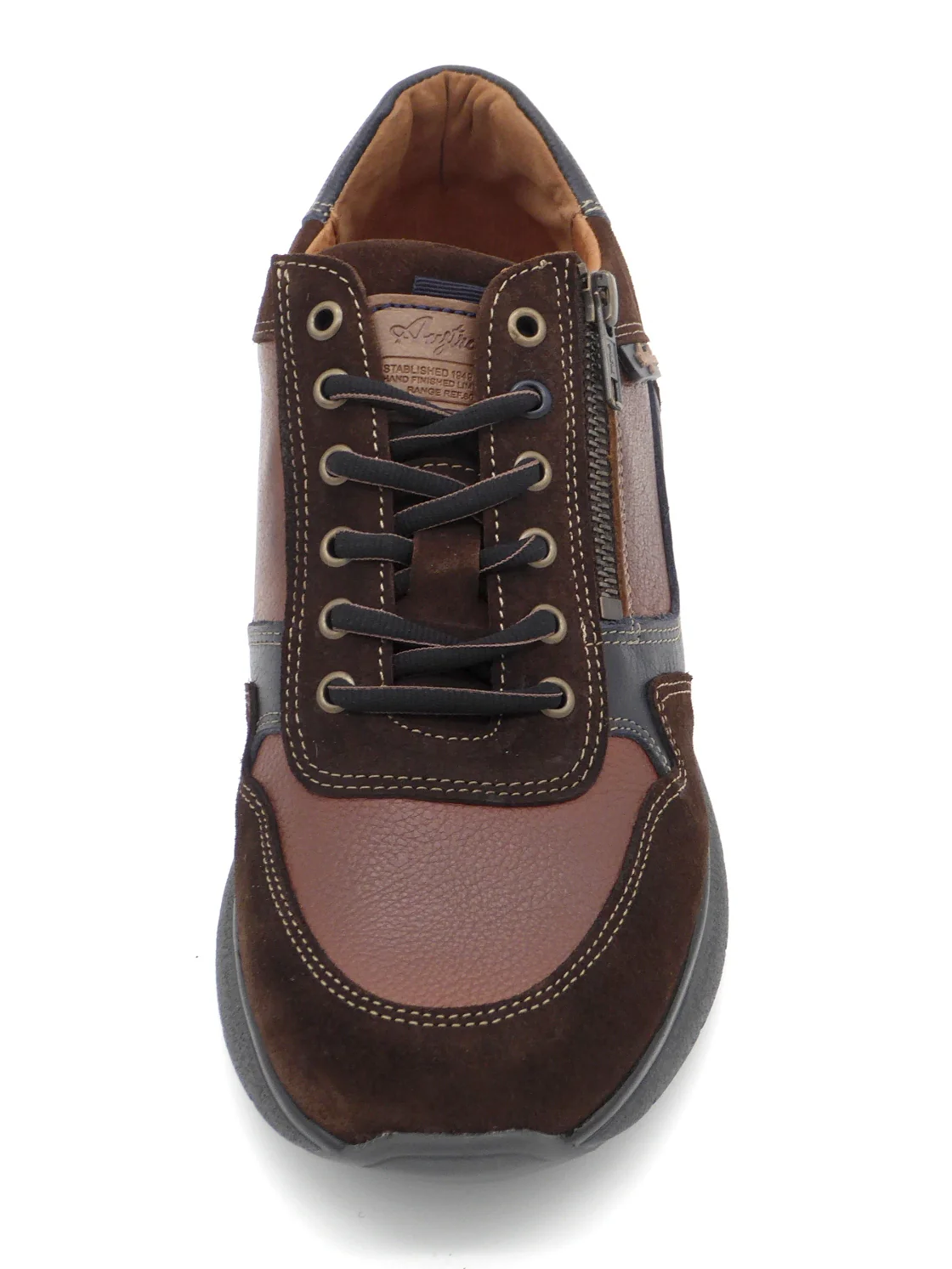 232-29-002 Heren Veterschoenen Sportief Australian Dakota 15.1642.01-T5X Donkerbruin Wijdte H (2075) - Afbeelding 4