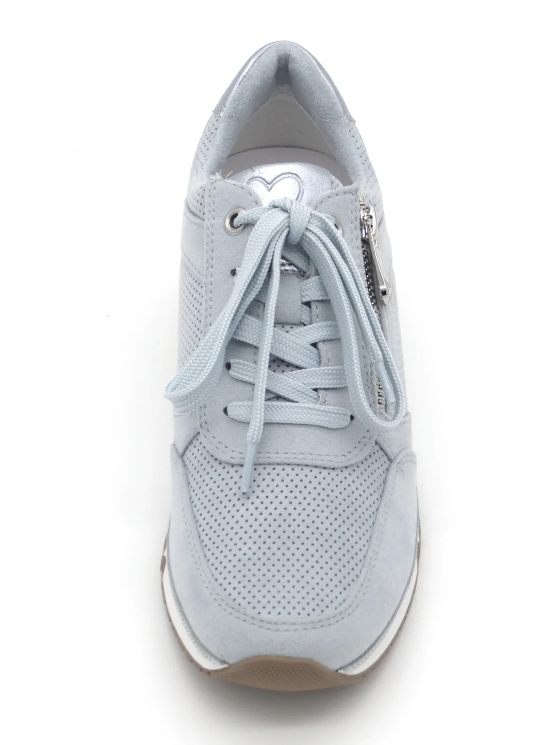 133-71-007 Dames Veterschoenen Sneaker Marco Tozzi 23781-876 Lichtblauw (3476) - Afbeelding 4