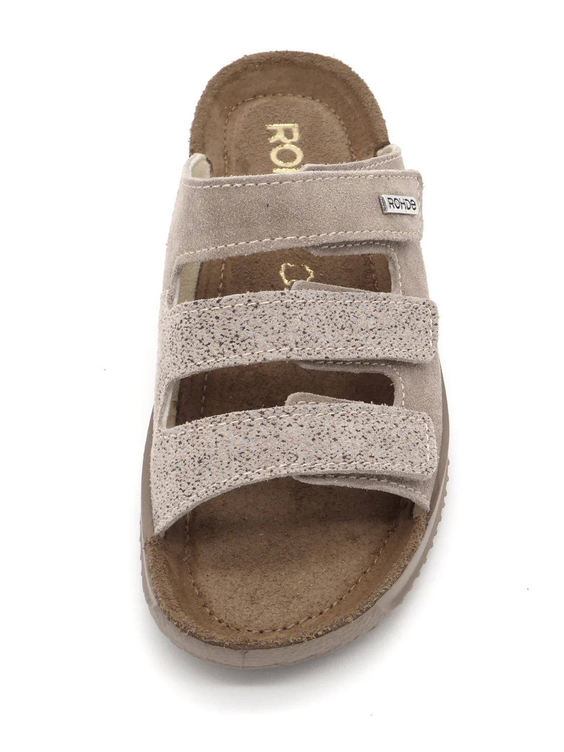 161-19-007 Dames Open Slippers Comfort Rohde 1932-18 Donkerbeige (3577) - Afbeelding 4