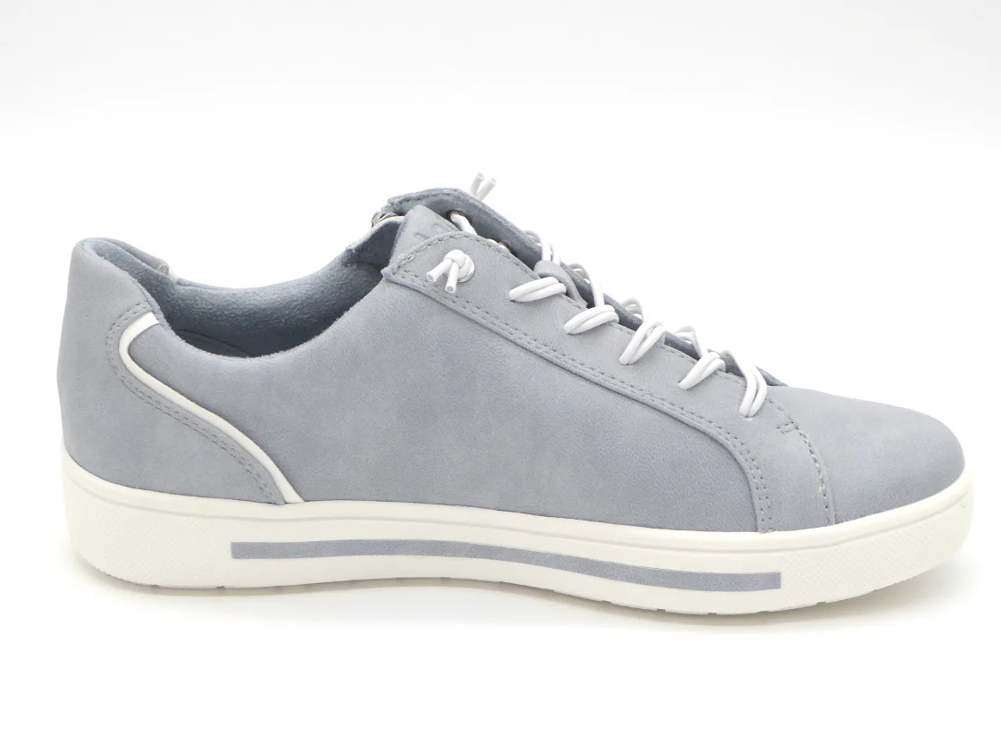 133-71-008 Dames Veterschoenen Sneaker Jana 23660-833 Lichtblauw Wijdte H (2900) - Afbeelding 3