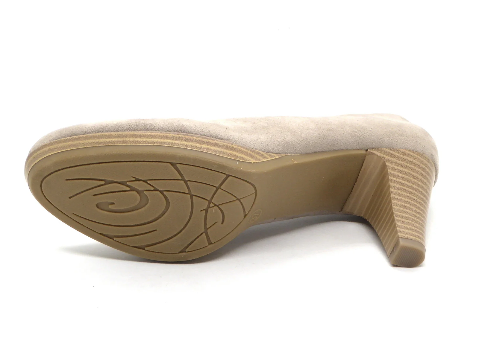 101-19-001 Dames Hakschoenen Pumps Marco Tozzi 22411-341 Donkerbeige (480) - Afbeelding 5