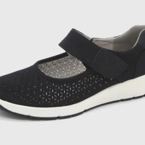 113-79-004 Dames Bandschoenen Mode Jana 24664-80E Donkerblauw Wijdte H (3489)