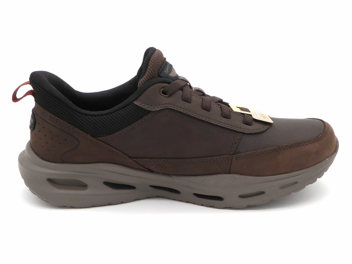 242-29-011 Heren Instappers Sportief Skechers Slip-Ins Arch Fit Orvan Moxley 210981 COC Donkerbruin (3451) - Afbeelding 3