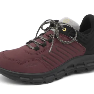 139-39-003 Dames Veterschoenen  Wandelschoen Grisport Street Low 44421-119 Donkerrood  (2787)