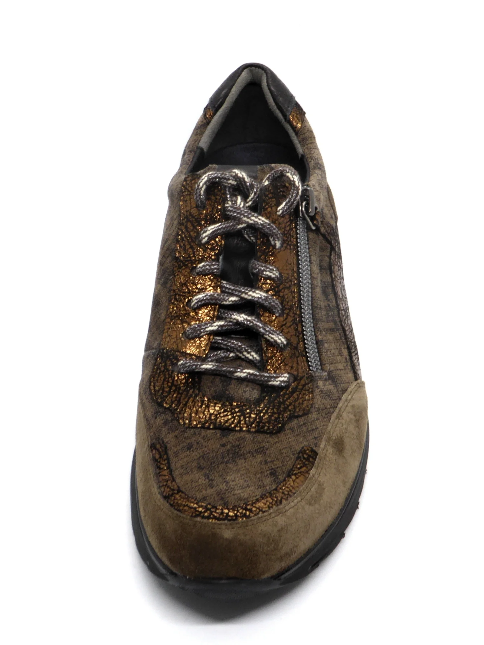 131-29-003 Dames Veterschoenen Comfort Durea 6263-685-9854 Donkerbruin Wijdte H (850) - Afbeelding 4