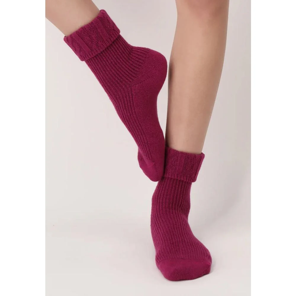 Fine Cashmere Blend Hilda sock rib VOBFCB31S - Afbeelding 6