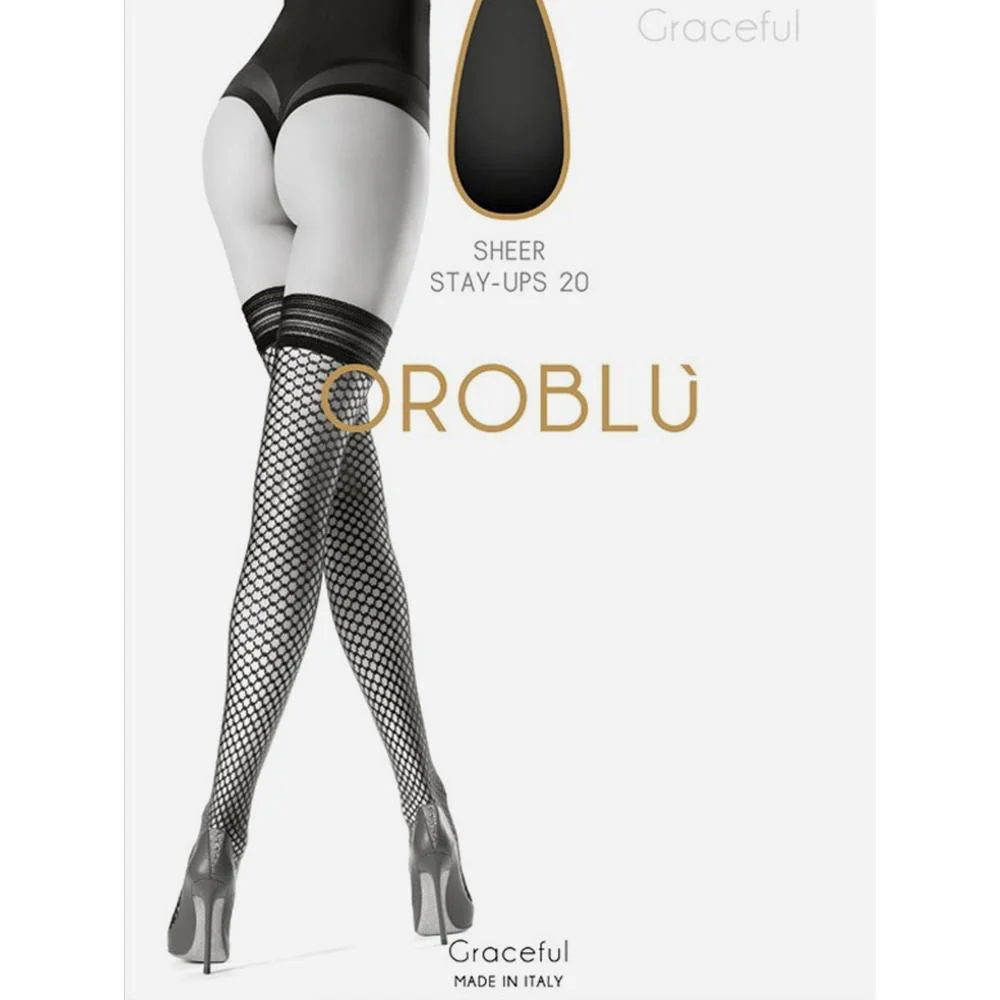 Bas Graceful Stocking Stay-up Fashion 20 Denier VOBC63950 - Afbeelding 4