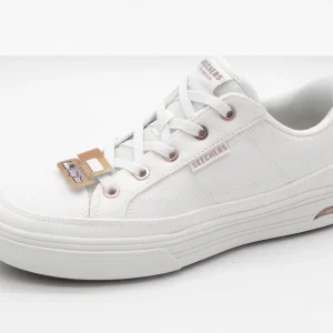 142-01-003 Dames Instappers Sportief Skechers Arch Fit Arcade-See Ya There 177197 WHT Wit  (3630)