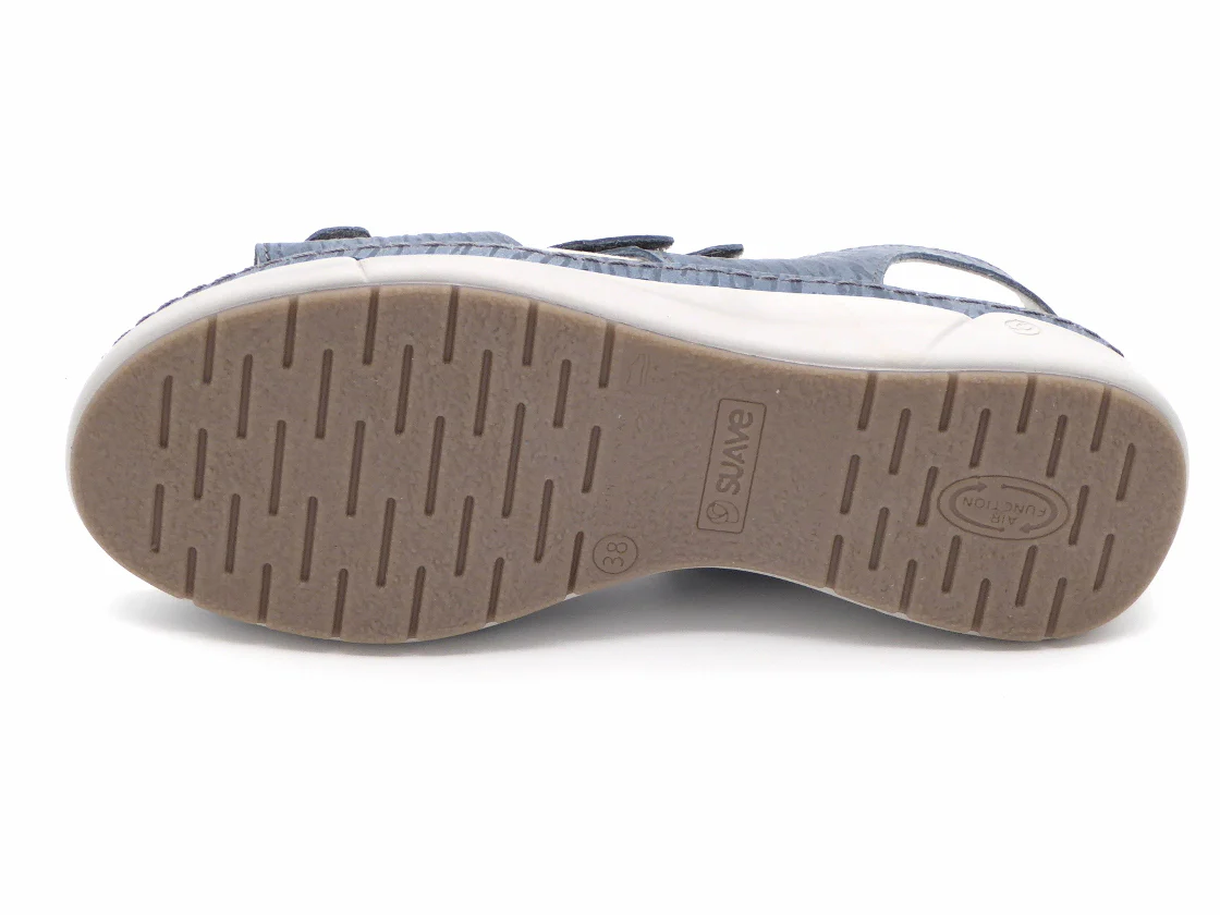 151-75-005 Dames Sandalen Comfort Suave 18009T2 Middenblauw (2627) - Afbeelding 5