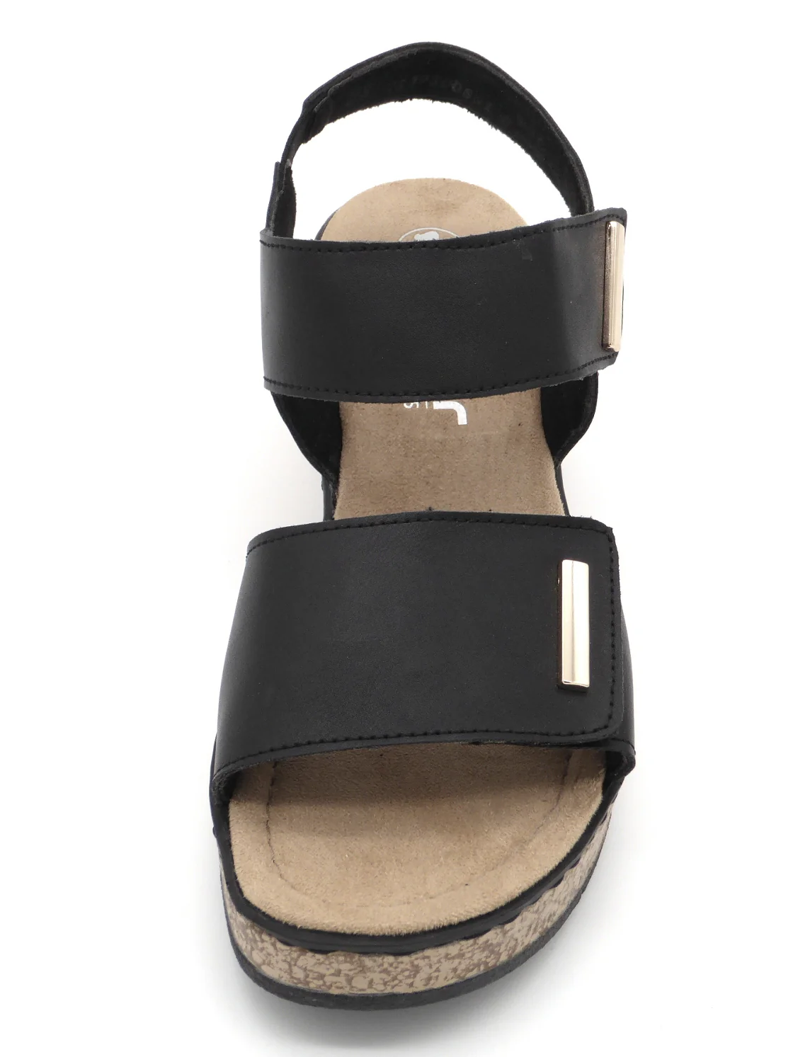 153-99-008 Dames Sandalen Mode Rieker 63781-00 Zwart (3558) - Afbeelding 4