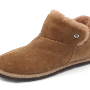 193-25-005 Dames Pantoffel-Gesloten Gevoerd Rohde 7076-76 Middenbruin  (2872)