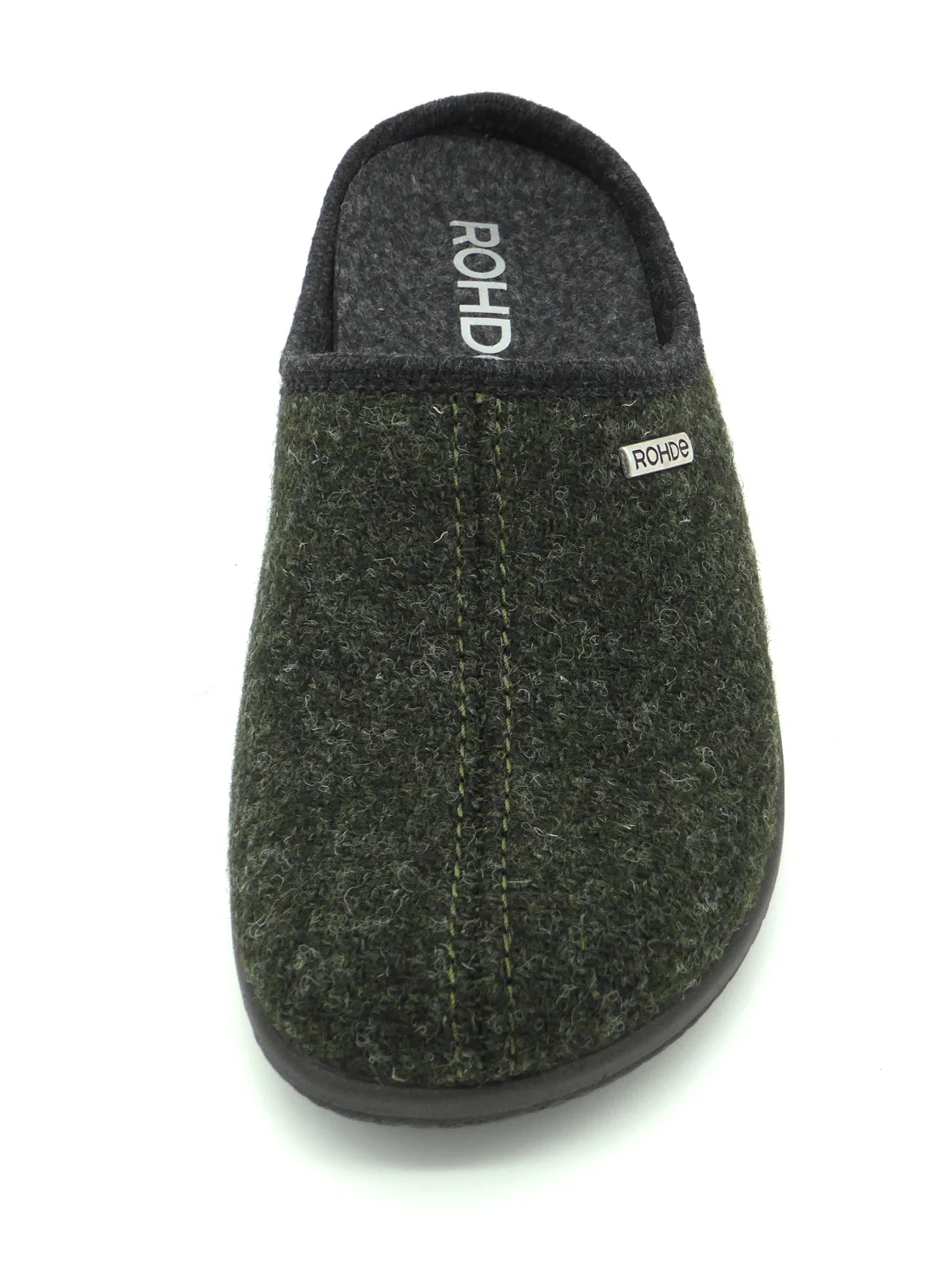 182-69-001 Dames Pantoffel-Muilen Ongevoerd Rohde 6545-61 Donkergroen (3420) - Afbeelding 4