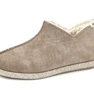 193-15-001 Dames Pantoffel-Gesloten Gevoerd Relax W23-08-5 Middenbeige  (1939)