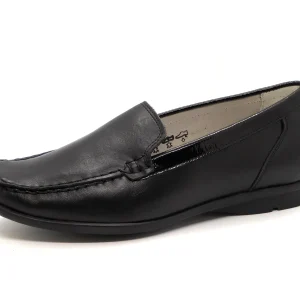 141-99-003 Dames Instappers Comfort Waldlaufer 431000-604-001 Zwart Wijdte H (2221)