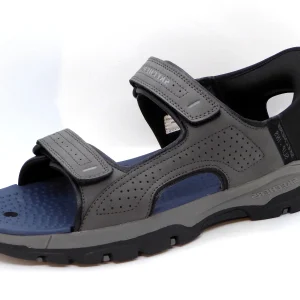 252-85-001 Heren Sandalen Sportief Skechers Tresmen-Reece 205289 CHAR Middengrijs (3646)