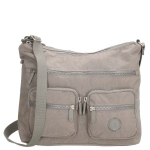 95-66833-124 Lederwaren Dames Schoudertas Middel Enrico Benetti 66833-124 Middengrijs  (1053)