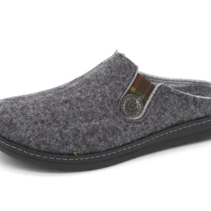 282-89-006 Heren Pantoffel-Muilen Ongevoerd Rohde 7142-84 Donkergrijs  (2863)