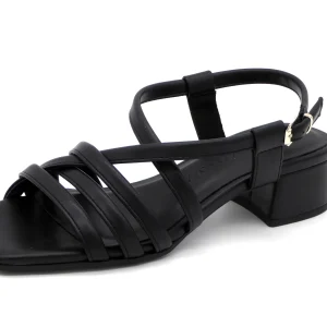 104-99-002 Dames Hakschoenen Sandalette Marco Tozzi 28220-001 Zwart  (2329)