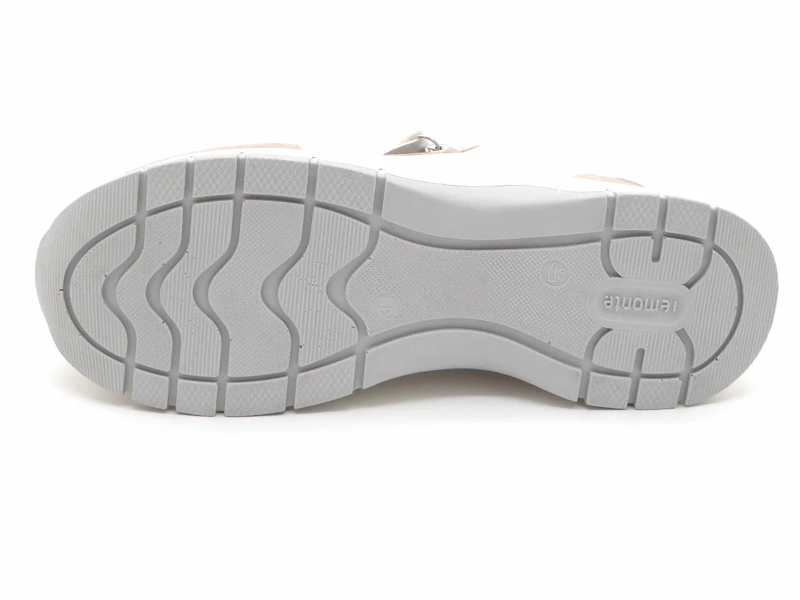 133-09-005 Dames Veterschoenen Sneaker Remonte D0G09-81 Wit Combi Wijdte H (2609) - Afbeelding 5