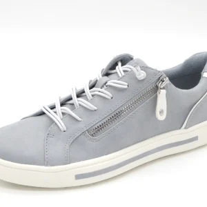 133-71-008 Dames Veterschoenen  Sneaker Jana 23660-833 Lichtblauw Wijdte H (2900)