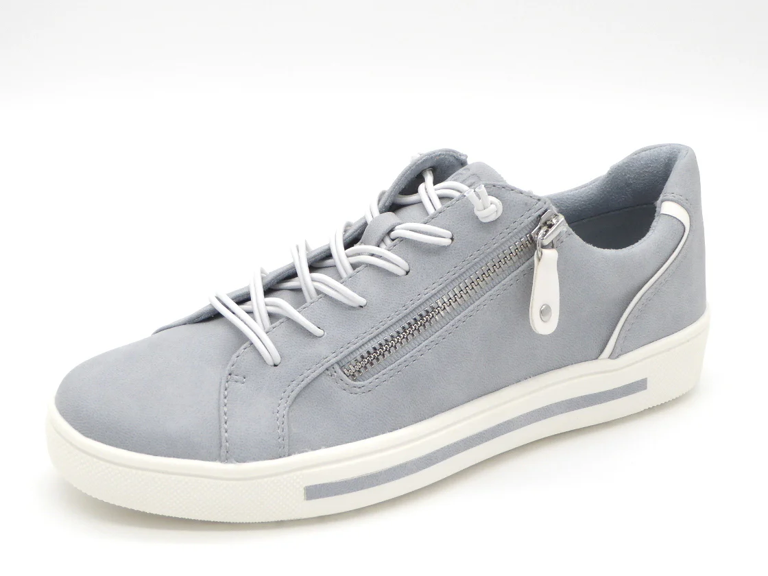 133-71-008 Dames Veterschoenen Sneaker Jana 23660-833 Lichtblauw Wijdte H (2900) - Afbeelding 2