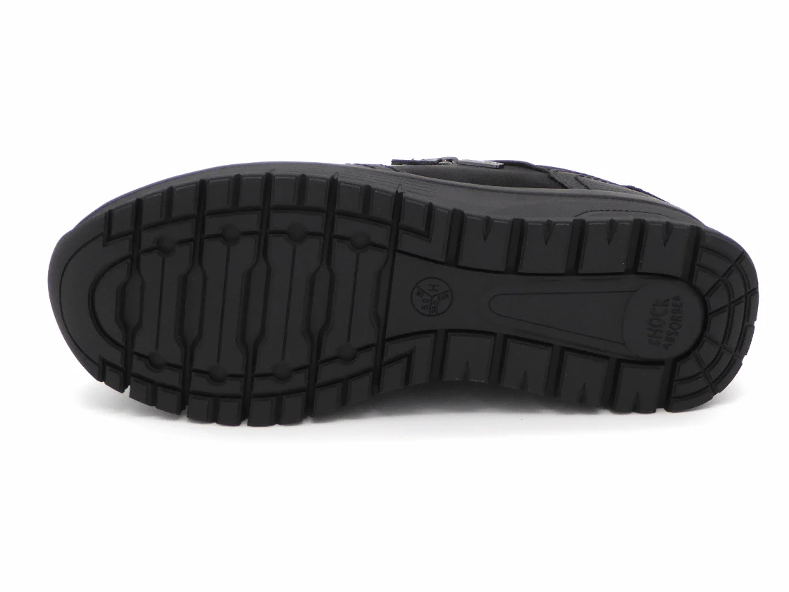 133-99-024 Dames Veterschoenen Sneaker Jana 23762-007 Zwart Wijdte H (3345) - Afbeelding 5