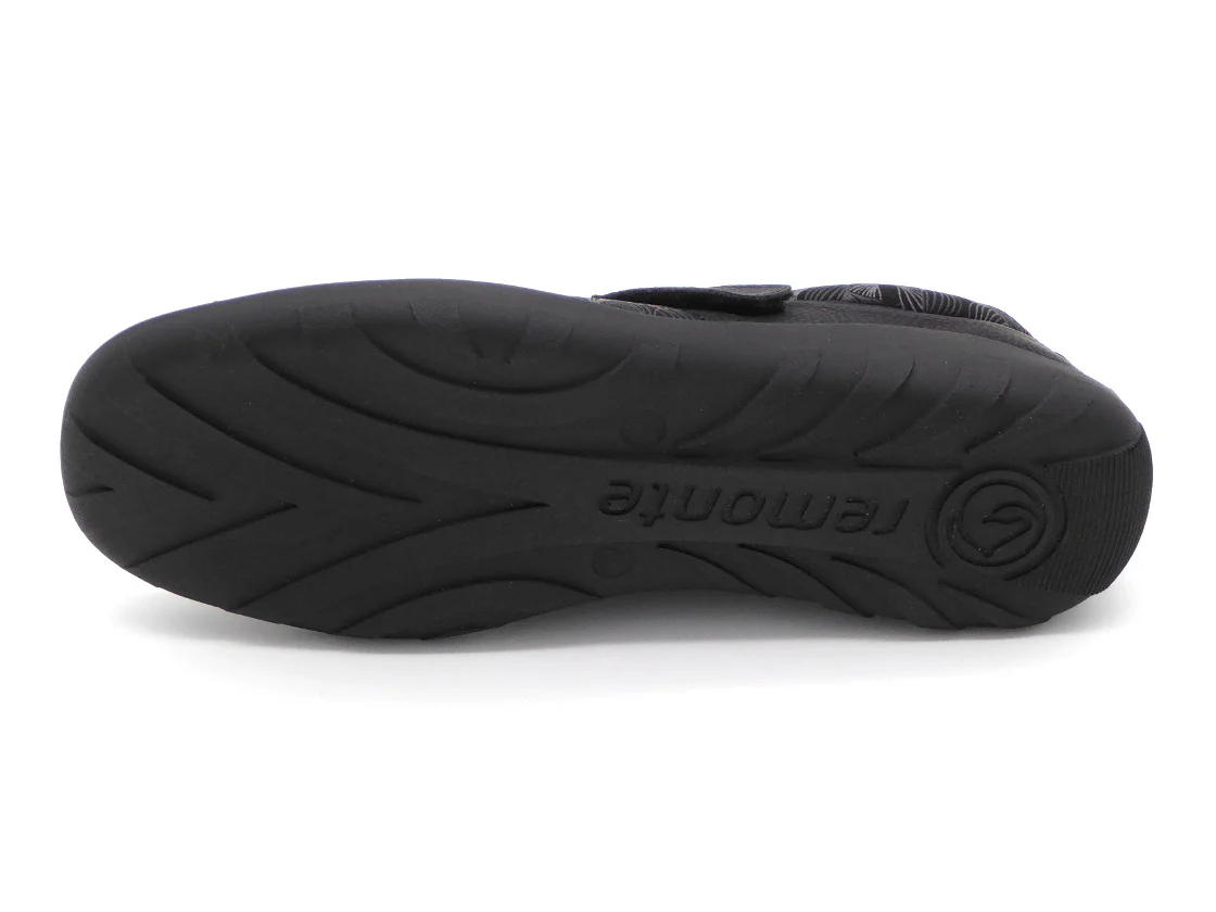 113-99-001 Dames Bandschoenen Mode Remonte R3510-03 Zwart Wijdte G (768) - Afbeelding 5