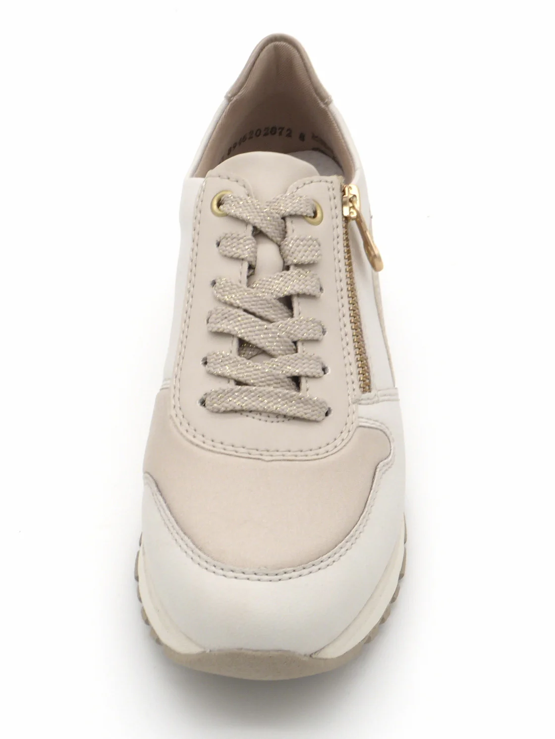 133-15-020 Dames Veterschoenen Sneaker Rieker N7401-80 Middenbeige (2969) - Afbeelding 4