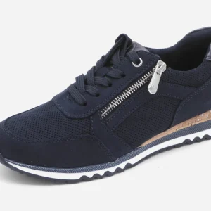 133-79-005 Dames Veterschoenen  Sneaker Marco Tozzi 23781-890 Donkerblauw  (2544)