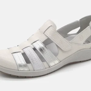 111-11-003 Dames Bandschoenen Comfort Suave 18507T1 Lichtbeige  (2625)