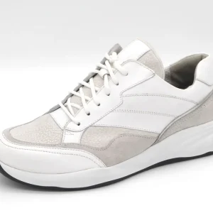 131-09-005 Dames Veterschoenen  Comfort Durea 6308-608-1662 Wit Combi Wijdte K (3514)