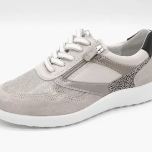 131-15-013 Dames Veterschoenen Comfort Sens 1420-13103-001 Middenbeige Wijdte K (3530)