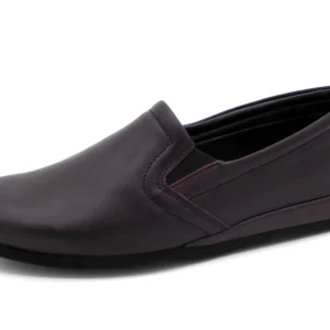 291-39-001 Heren Pantoffel-Gesloten Leer Rohde 6402-48 Donkerrood (2474)