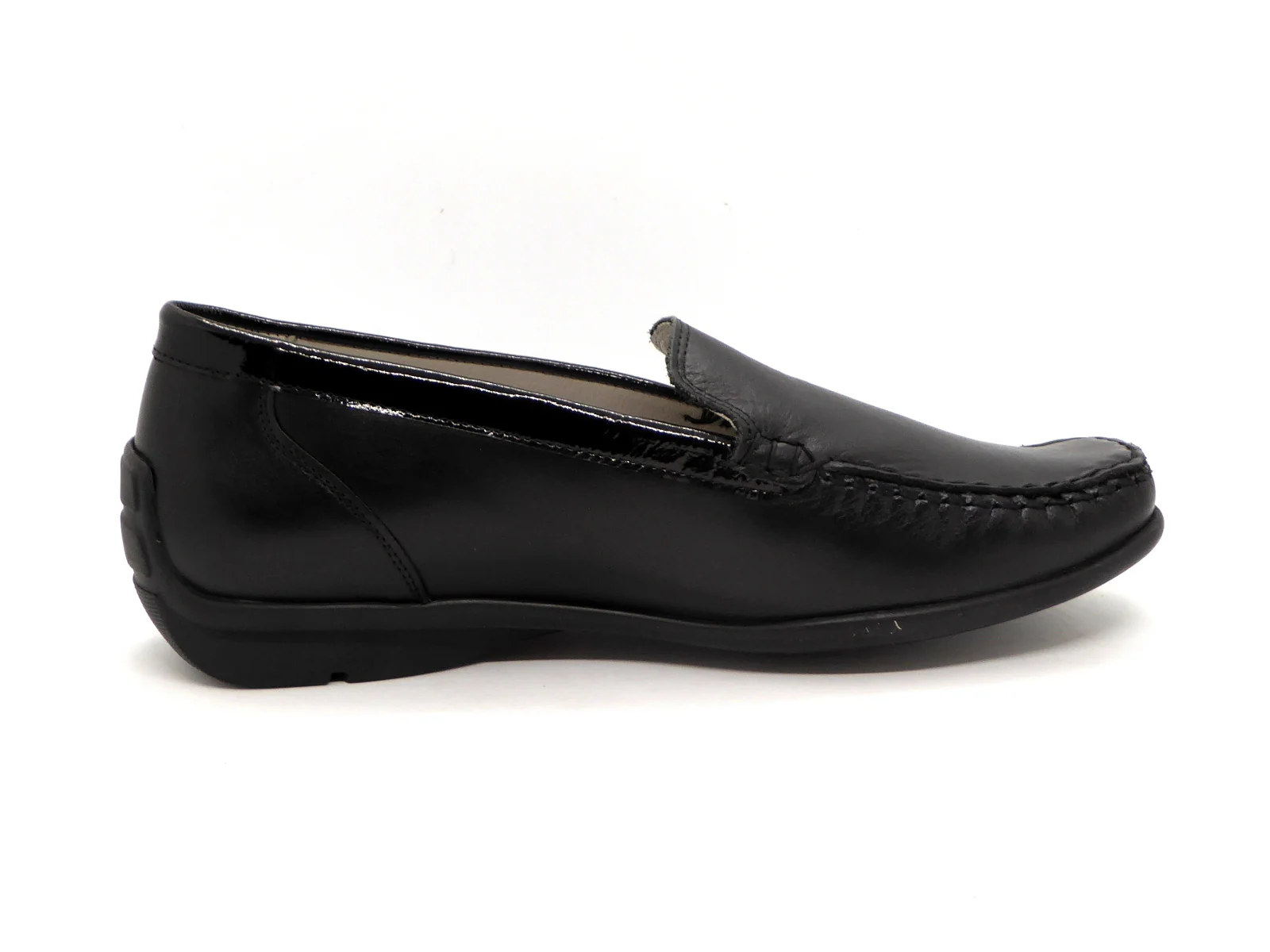 141-99-003 Dames Instappers Comfort Waldlaufer 431000-604-001 Zwart Wijdte H (2221) - Afbeelding 3