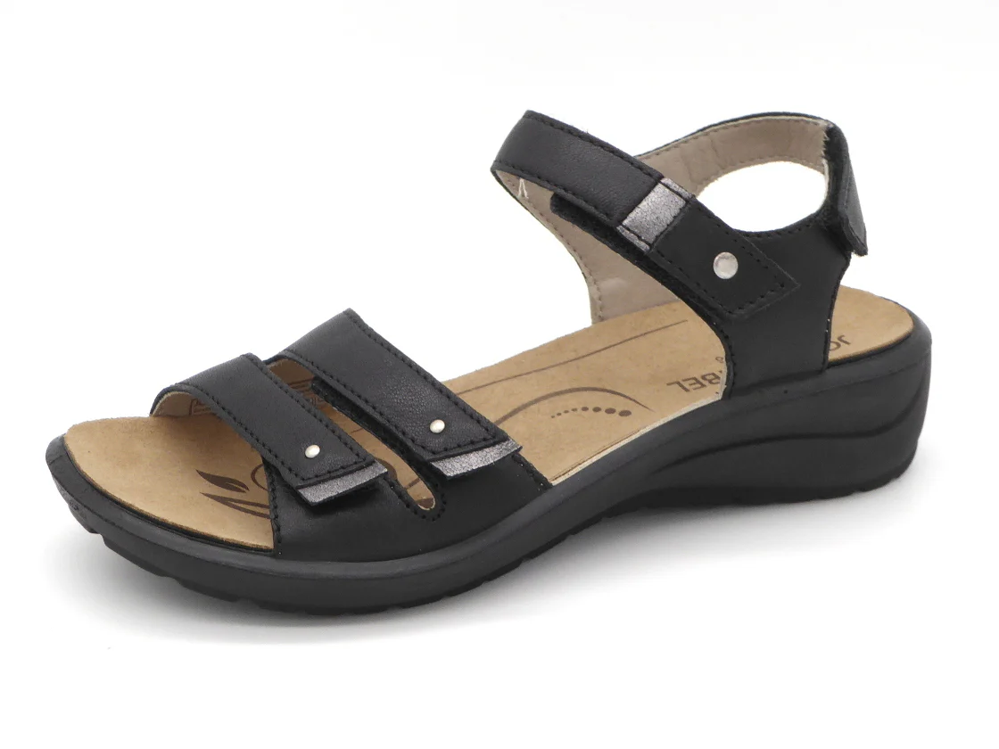 151-99-005 Dames Sandalen Comfort Josef Seibel 79302-100 Annecy 02 Zwart (2996) - Afbeelding 2