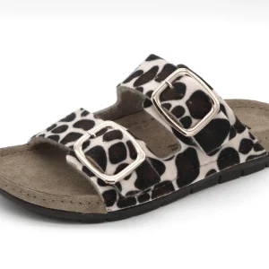 162-29-001 Dames Open Slippers Sportief Rohde 5897-72 Donkerbruin (3587)