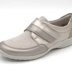 123-11-003 Dames Klittenband Schoenen Mode Remonte R7600-93 Lichtbeige Wijdte H (3538)